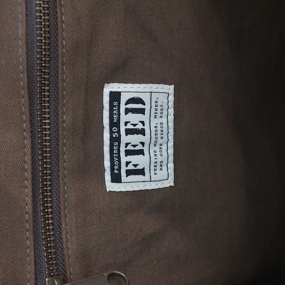 FEED Tote •Olive Green•Used - Picture 11 of 13